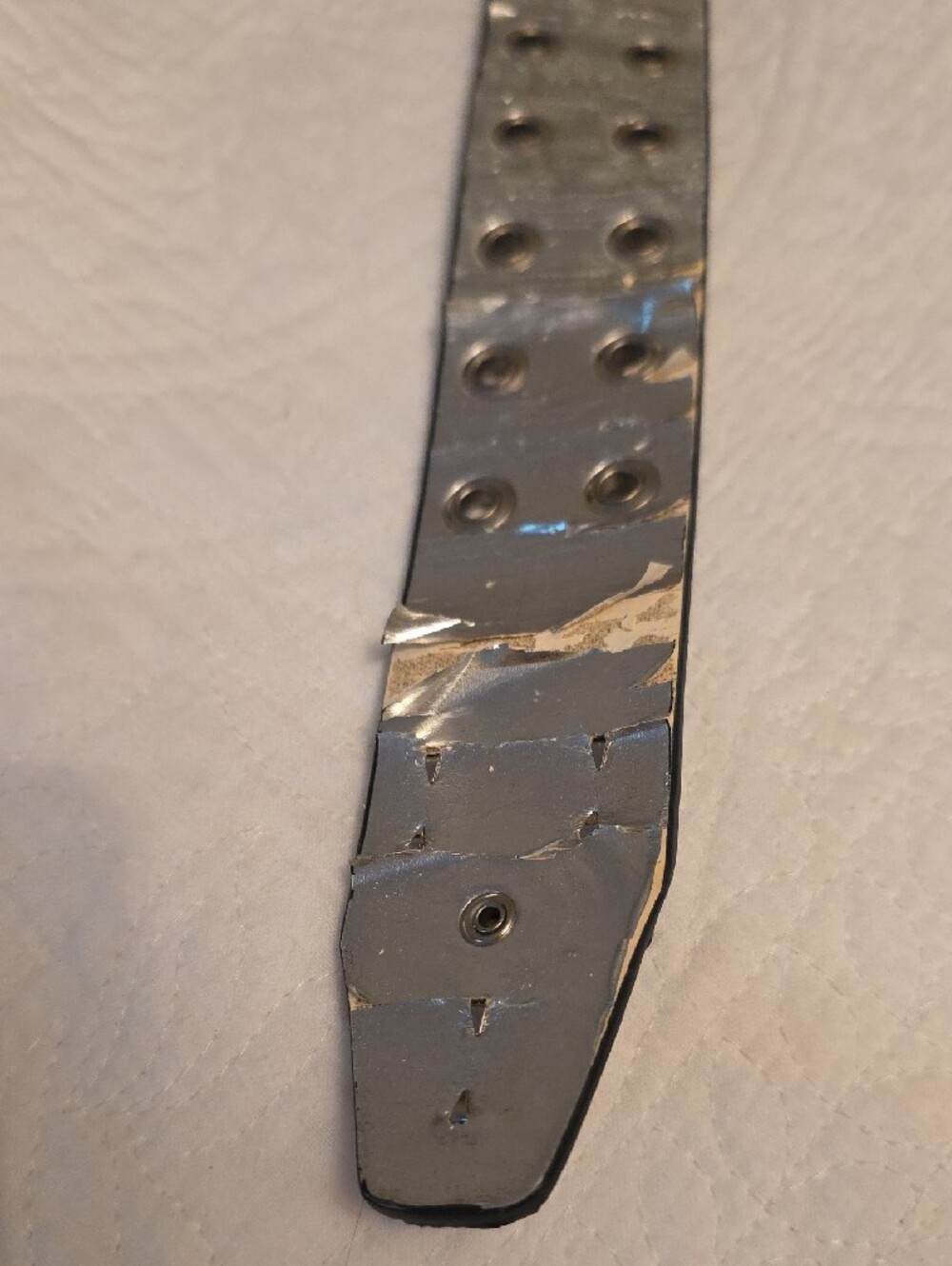 GUESS Women's Grey Leopard Rhinestone Studded Belt - Picture 6 of 6